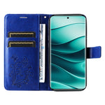 For Xiaomi Redmi Note 14 Pro+ 5G / Note 14 Pro 5G / Poco X7 5G Wallet Case Floral Butterfly Imprinted Leather Phone Cover Stand