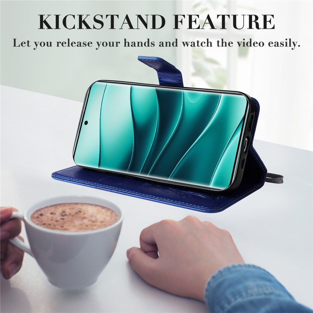 For Xiaomi Redmi Note 14 Pro+ 5G / Note 14 Pro 5G / Poco X7 5G Wallet Case Floral Butterfly Imprinted Leather Phone Cover Stand