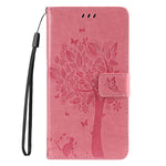 For Xiaomi Redmi Note 14 Pro+ 5G / Note 14 Pro 5G / Poco X7 5G Phone Case with Stand Cat Tree Pattern Leather Wallet Mobile Cover