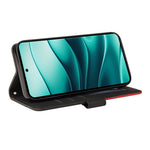 For Xiaomi Redmi Note 14 Pro+ 5G / Note 14 Pro 5G / Poco X7 5G Leather Case Wallet Stand Color Splicing Phone Cover