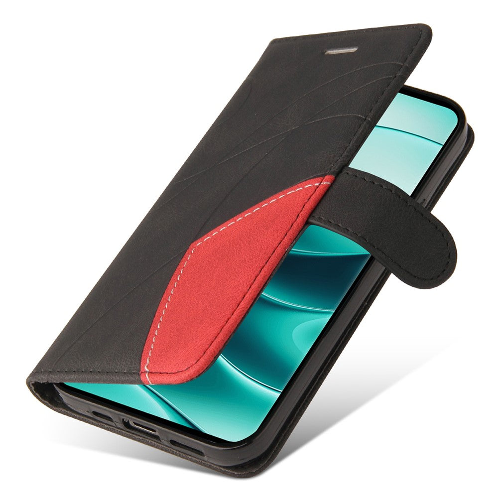 For Xiaomi Redmi Note 14 Pro+ 5G / Note 14 Pro 5G / Poco X7 5G Leather Case Wallet Stand Color Splicing Phone Cover