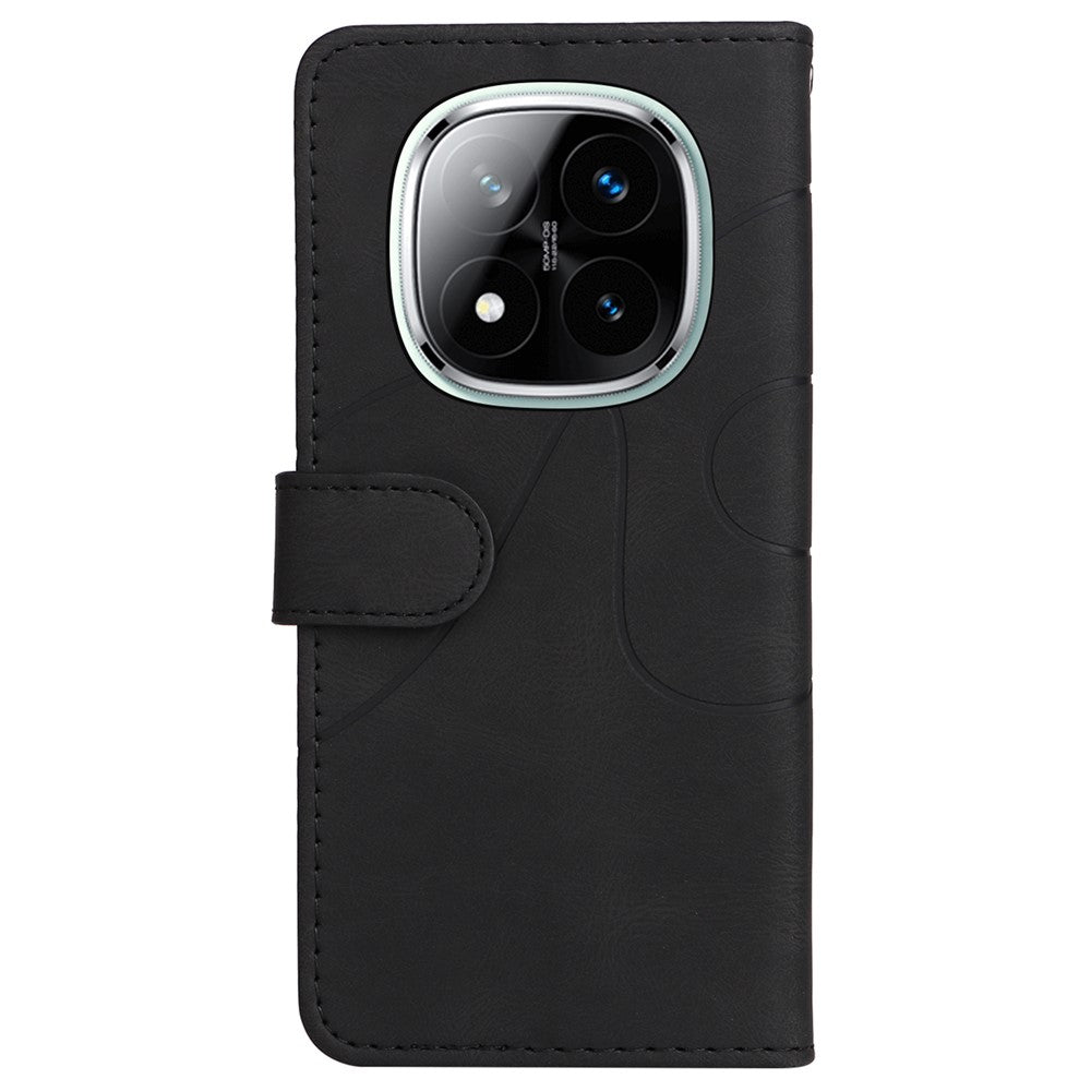 For Xiaomi Redmi Note 14 Pro+ 5G / Note 14 Pro 5G / Poco X7 5G Leather Case Wallet Stand Color Splicing Phone Cover