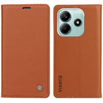 YIKATU YK-001 cover til Xiaomi Redmi Note 14 5G, stativ, lædermobilbeskyttelse, stærk magnetlukning