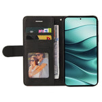 For Xiaomi Redmi Note 14 5G Leather Case Wallet Stand Color Splicing Phone Cover