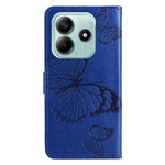 For Xiaomi Redmi Note 14 5G Wallet Case Floral Butterfly Imprinted Leather Phone Cover Stand