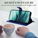 For Xiaomi Redmi Note 14 5G Wallet Case Floral Butterfly Imprinted Leather Phone Cover Stand