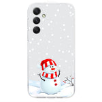 For Samsung Galaxy S25 / S24 Case Christmas Pattern Print Soft TPU Phone Protector
