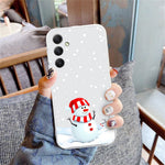 For Samsung Galaxy S25 / S24 Case Christmas Pattern Print Soft TPU Phone Protector