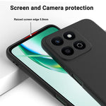 For Honor X7c 5G / X7c 4G / 200 Smart 5G Case Liquid Silicone Anti-Scratch Phone Cover with Hand Strap