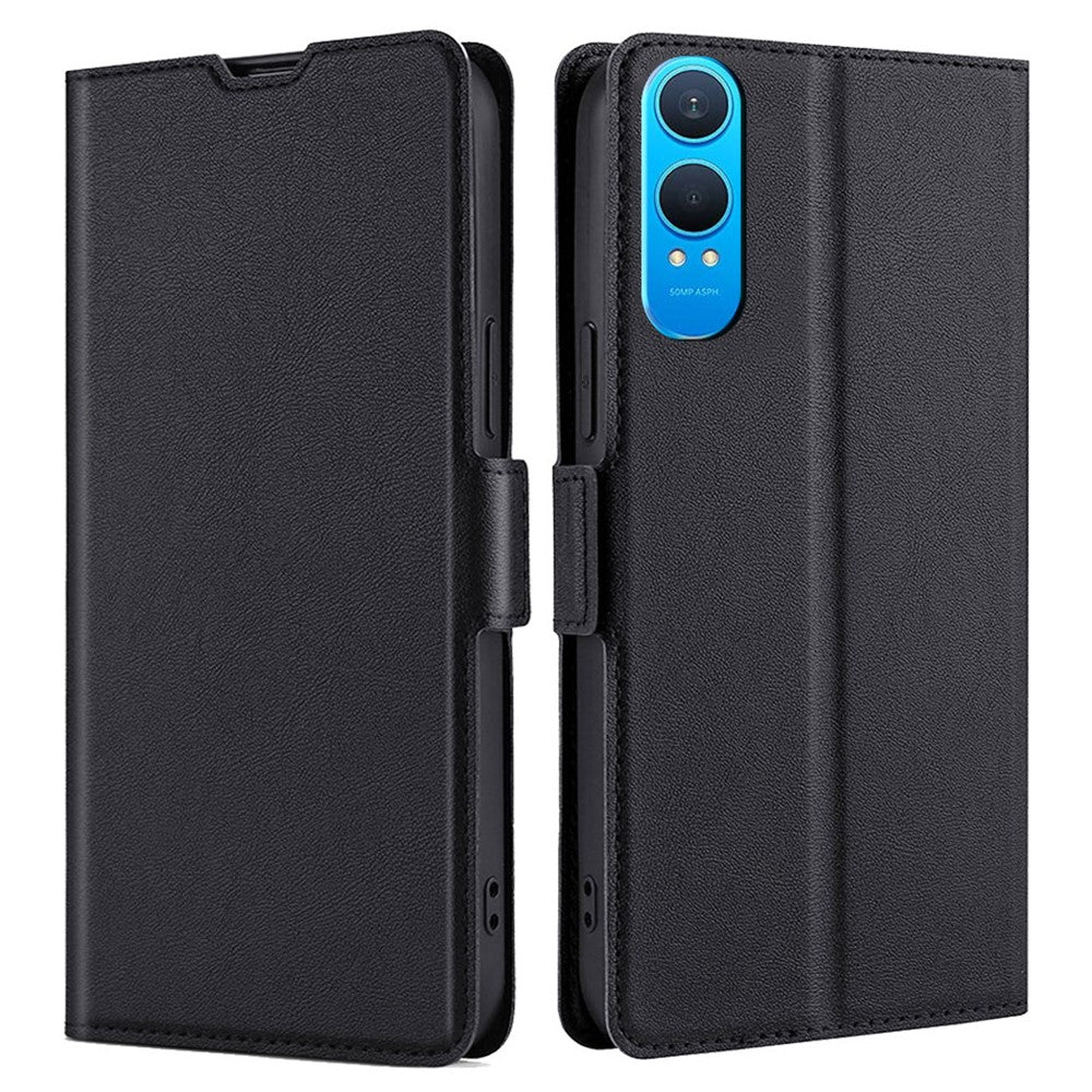 For OnePlus Nord CE4 Lite 5G / Oppo K12x 5G (China) Case Card Holder PU Leather Phone Cover