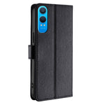 OnePlus Nord CE4 Lite 5G / Oppo K12x 5G (Kina) etui med lynlåslomme i PU-læder, tegnebogsdesign og flip-cover til mobiltelefon