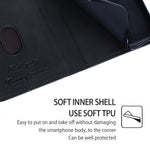 OnePlus Nord CE4 Lite 5G / Oppo K12x 5G (Kina) fodral med korthållare, läder och kohudstruktur