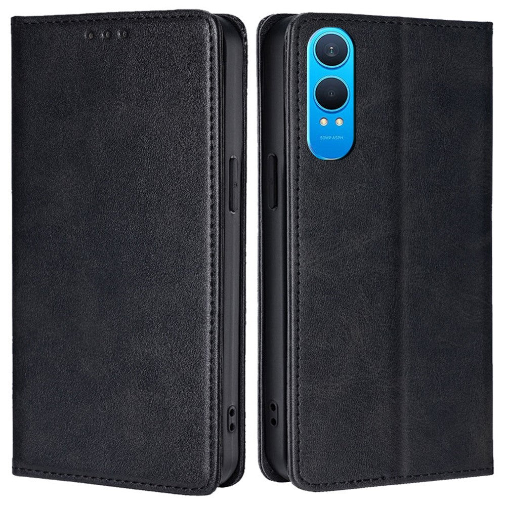 OnePlus Nord CE4 Lite 5G / Oppo K12x 5G (Kina) fodral PU-läder med kalvstruktur, plånboksfodral