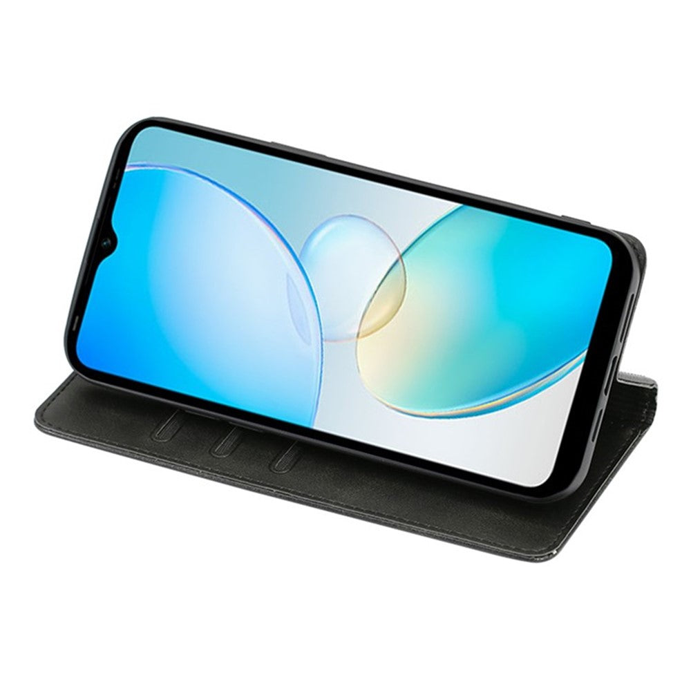 OnePlus Nord CE4 Lite 5G / Oppo K12x 5G (Kina) fodral PU-läder med kalvstruktur, plånboksfodral
