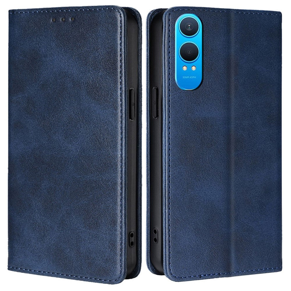 OnePlus Nord CE4 Lite 5G / Oppo K12x 5G (Kina) fodral PU-läder med kalvstruktur, plånboksfodral