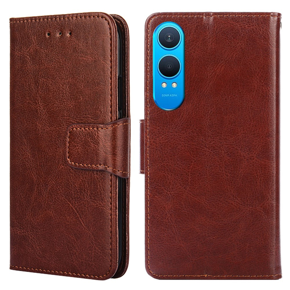 OnePlus Nord CE4 Lite 5G / Oppo K12x 5G (Kina) pungcover i PU-læder + TPU, foldbart cover med støttefod