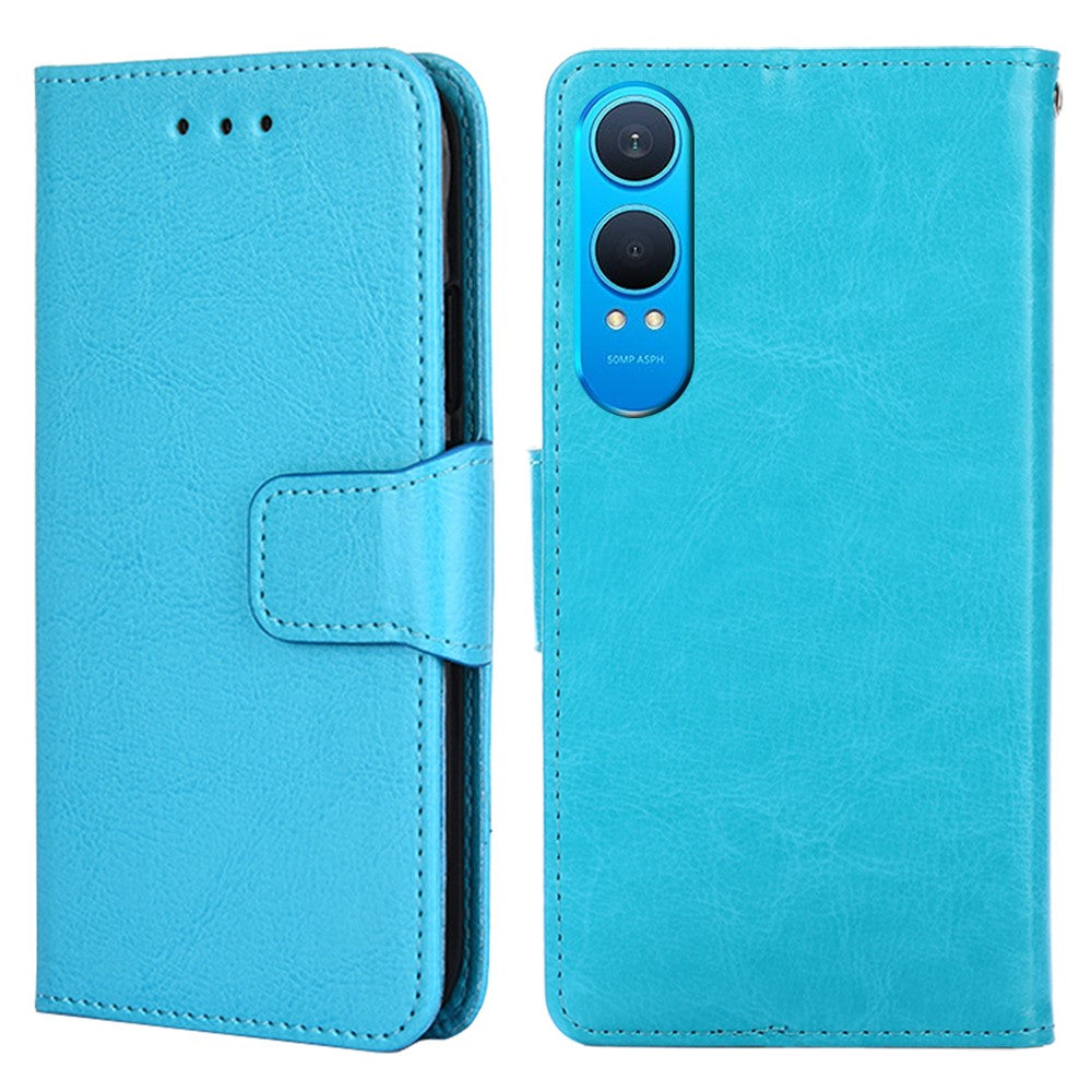 OnePlus Nord CE4 Lite 5G / Oppo K12x 5G (Kina) pungcover i PU-læder + TPU, foldbart cover med støttefod
