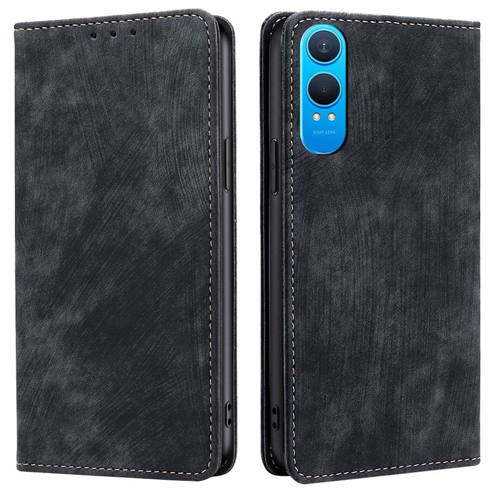 For OnePlus Nord CE4 Lite 5G / Oppo K12x 5G (China) Case RFID Blocking Wallet Leather Phone Cover