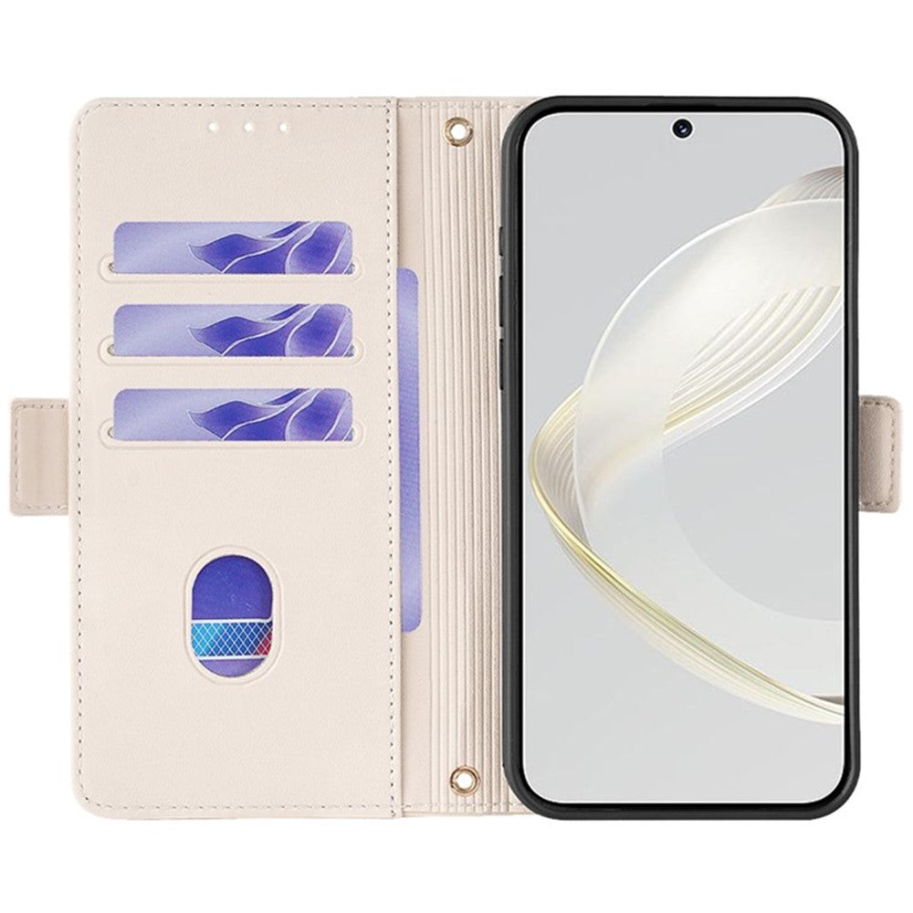 OnePlus Nord CE4 Lite 5G / Oppo K12x 5G (Kina) etui i PU-læder med tegnebogsfunktion, stativ og skulderrem