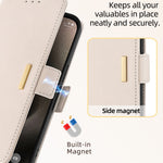 OnePlus Nord CE4 Lite 5G / Oppo K12x 5G (Kina) etui i PU-læder med tegnebogsfunktion, stativ og skulderrem