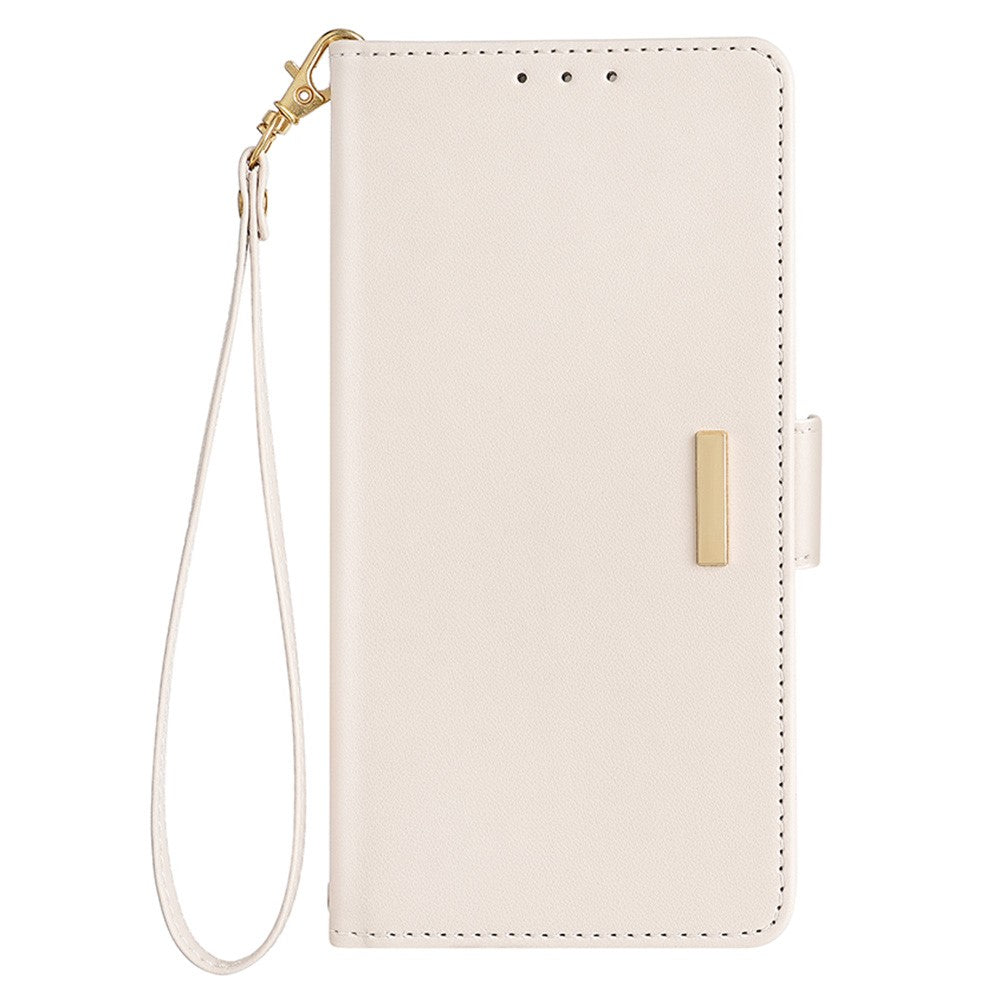 OnePlus Nord CE4 Lite 5G / Oppo K12x 5G (Kina) etui i PU-læder med tegnebogsfunktion, stativ og skulderrem