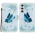 For Samsung Galaxy S25 Wallet Phone Case Anti-Drop Leather Flip Cover Pattern Printing