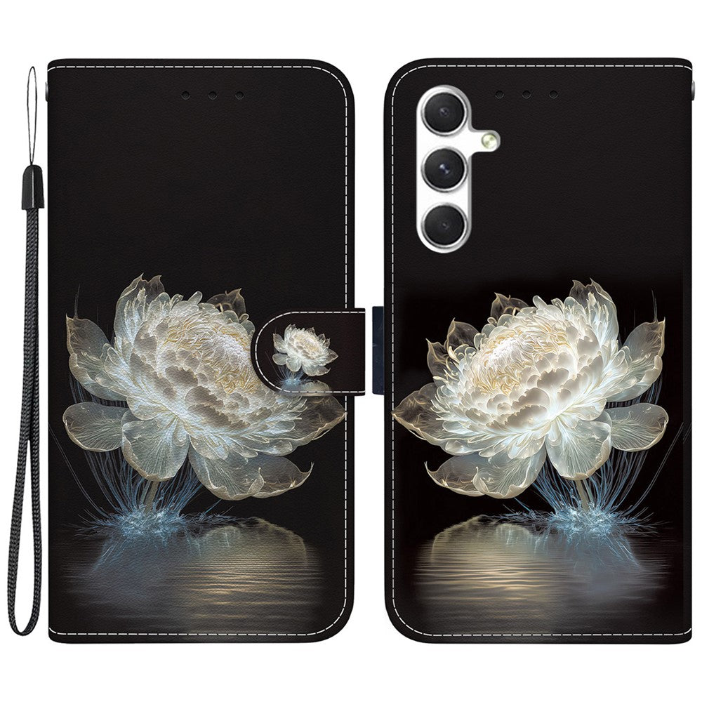 For Samsung Galaxy S25 Wallet Phone Case Anti-Drop Leather Flip Cover Pattern Printing