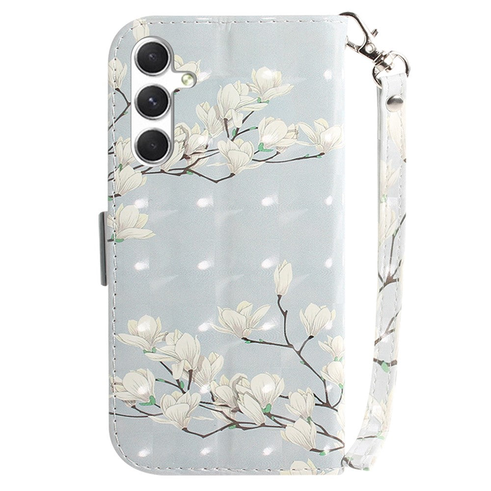 For Samsung Galaxy S25 Case Pattern Printing Leather Wallet Phone Cover
