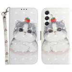 For Samsung Galaxy S25 Case Pattern Printing Leather Wallet Phone Cover