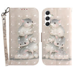 For Samsung Galaxy S25 Case Pattern Printing Leather Wallet Phone Cover
