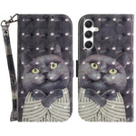 For Samsung Galaxy S25 Case Pattern Printing Leather Wallet Phone Cover