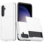 For Samsung Galaxy S25 Case with Card Holder TPU + PC Phone Back Cover