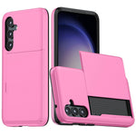 For Samsung Galaxy S25 Case with Card Holder TPU + PC Phone Back Cover