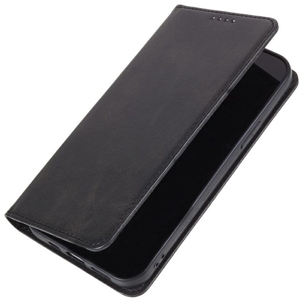 For Xiaomi Redmi Note 14 Pro+ 5G Case Strong Magnetic PU Leather Phone Cover Calf Texture