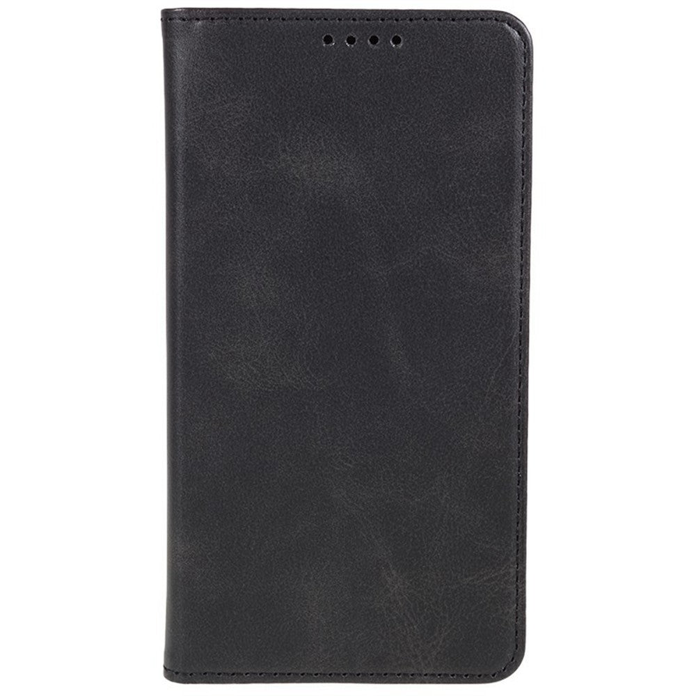 For Xiaomi Redmi Note 14 5G Case Strong Magnetic PU Leather Phone Cover Calf Texture