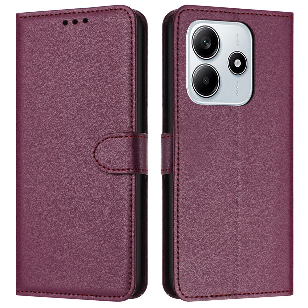 For Xiaomi Redmi Note 14 5G Wallet Phone Case Leather Stand Cover with Strap
