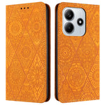 For Xiaomi Redmi Note 14 5G Case Imprinted Flower Wallet Stand Leather Phone Cover