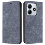 For Xiaomi Redmi Note 14 5G Case Imprinted Flower Wallet Stand Leather Phone Cover