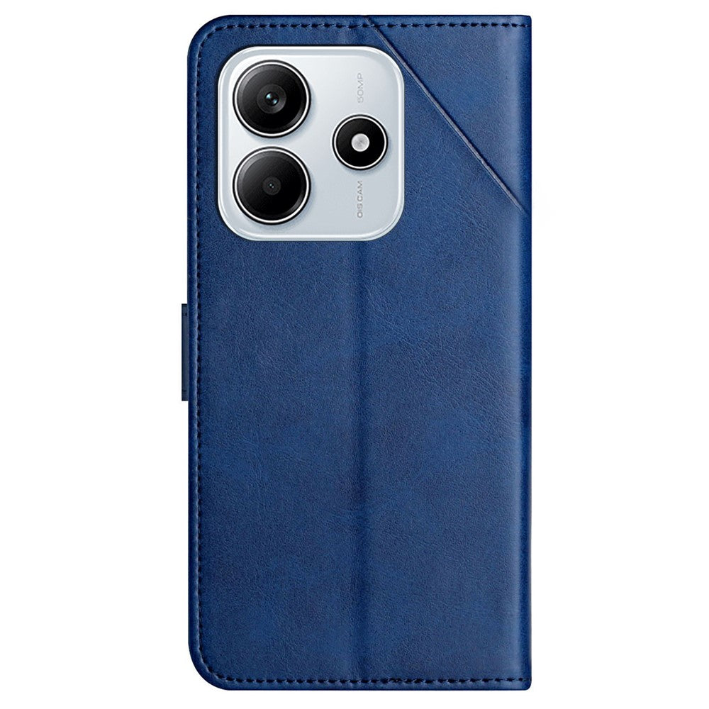 For Xiaomi Redmi Note 14 5G Leather Case Line Pattern Wallet Phone Cover