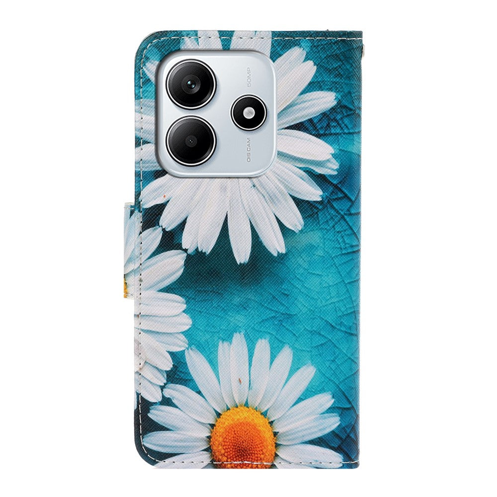 For Xiaomi Redmi Note 14 5G Case Pattern Printing Protective Leather Folio Phone Cover