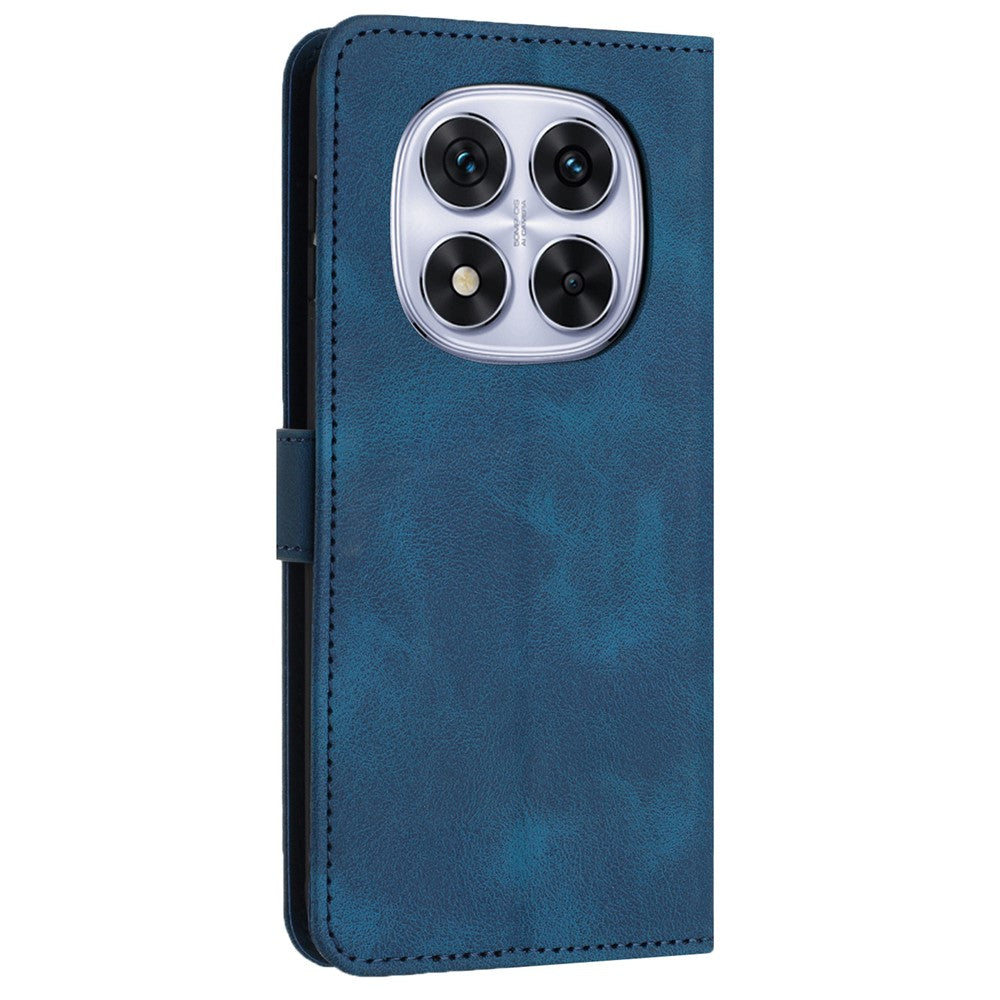 For Xiaomi Redmi Note 14 Pro+ 5G / Note 14 Pro 5G / Note 14 Pro 4G / Poco X7 5G Leather Case Solid Color Wallet Phone Cover