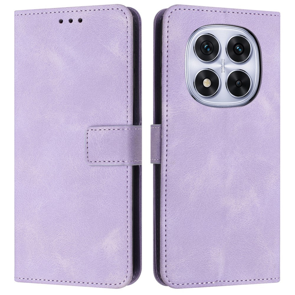 For Xiaomi Redmi Note 14 Pro+ 5G / Note 14 Pro 5G / Note 14 Pro 4G / Poco X7 5G Leather Case Solid Color Wallet Phone Cover