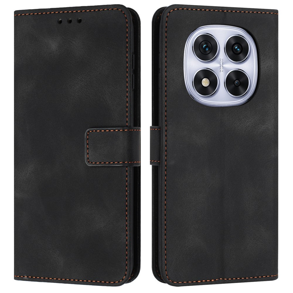 For Xiaomi Redmi Note 14 Pro+ 5G / Note 14 Pro 5G / Note 14 Pro 4G / Poco X7 5G Leather Case Solid Color Wallet Phone Cover