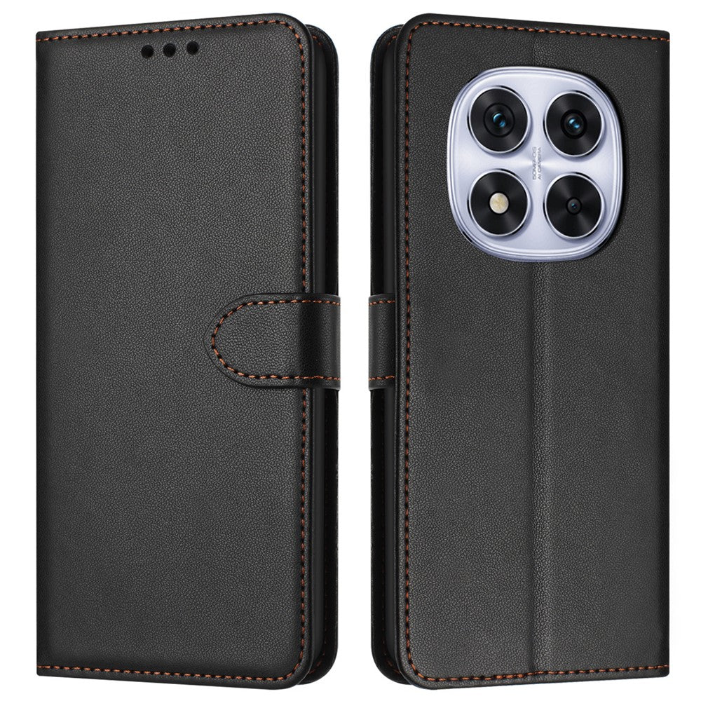 For Xiaomi Redmi Note 14 Pro+ 5G / Note 14 Pro 5G / Note 14 Pro 4G / Poco X7 5G Wallet Phone Case Leather Stand Cover with Strap