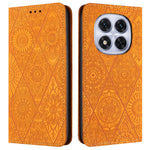 For Xiaomi Redmi Note 14 Pro+ 5G / Note 14 Pro 5G / Note 14 Pro 4G / Poco X7 5G Case Imprinted Flower Wallet Stand Leather Phone Cover