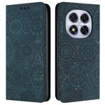 For Xiaomi Redmi Note 14 Pro+ 5G / Note 14 Pro 5G / Note 14 Pro 4G / Poco X7 5G Case Imprinted Flower Wallet Stand Leather Phone Cover
