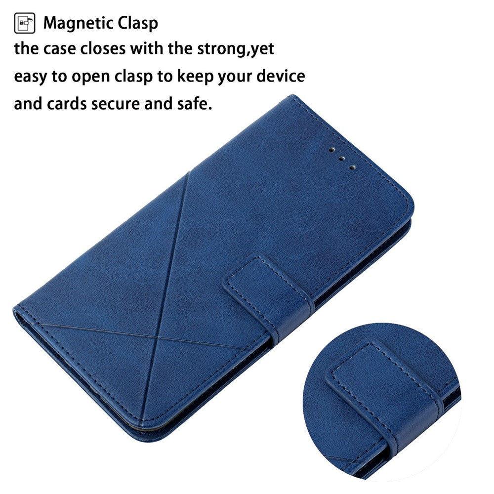For Xiaomi Redmi Note 14 Pro+ 5G / Note 14 Pro 5G / Note 14 Pro 4G / Poco X7 5G Leather Case Line Pattern Wallet Phone Cover