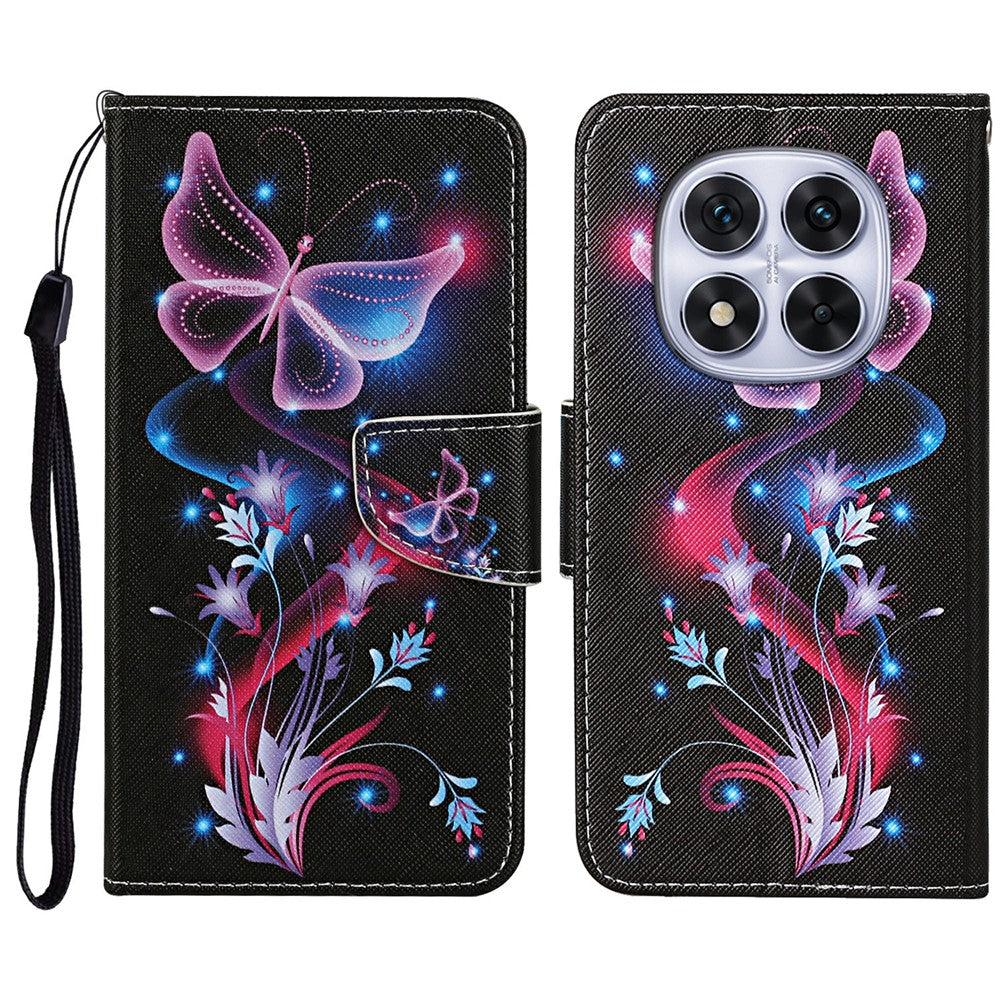 For Xiaomi Redmi Note 14 Pro+ 5G / Note 14 Pro 5G / Note 14 Pro 4G / Poco X7 5G Case Pattern Printing Leather Phone Cover