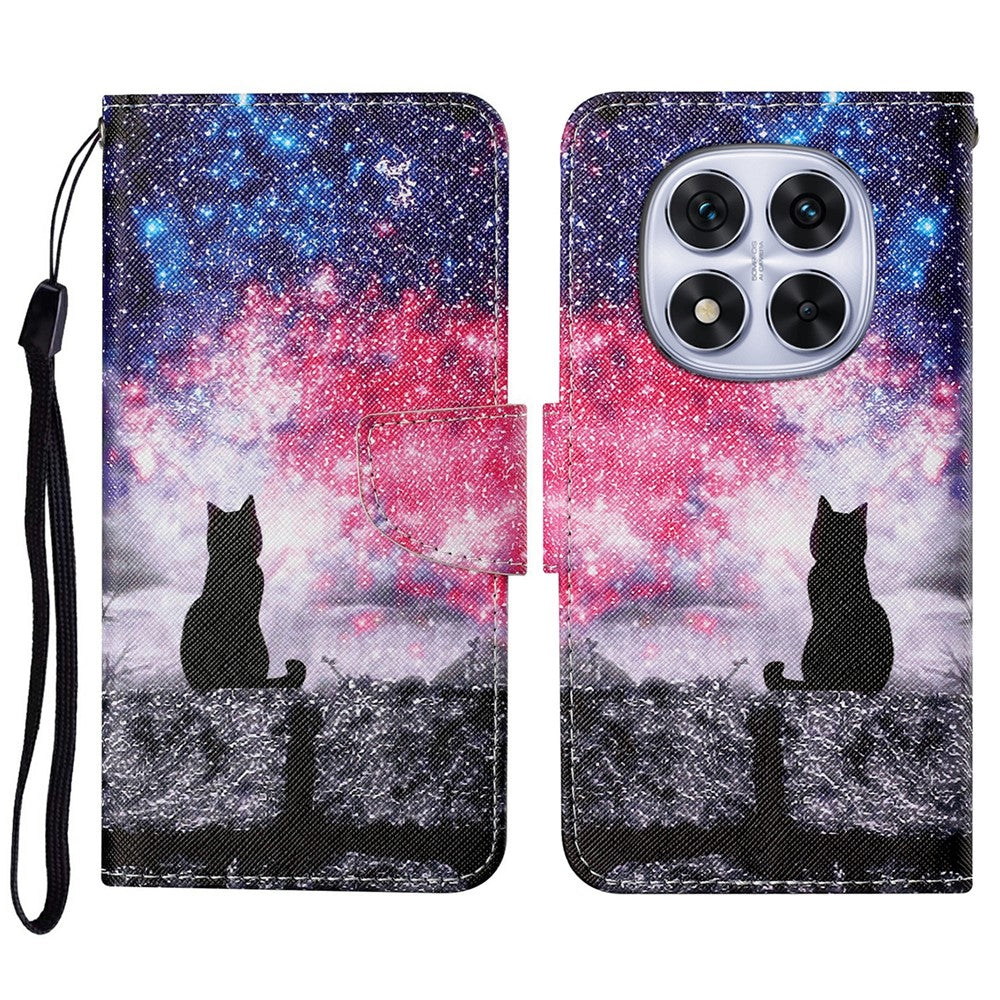 For Xiaomi Redmi Note 14 Pro+ 5G / Note 14 Pro 5G / Note 14 Pro 4G / Poco X7 5G Case Pattern Printing Leather Phone Cover