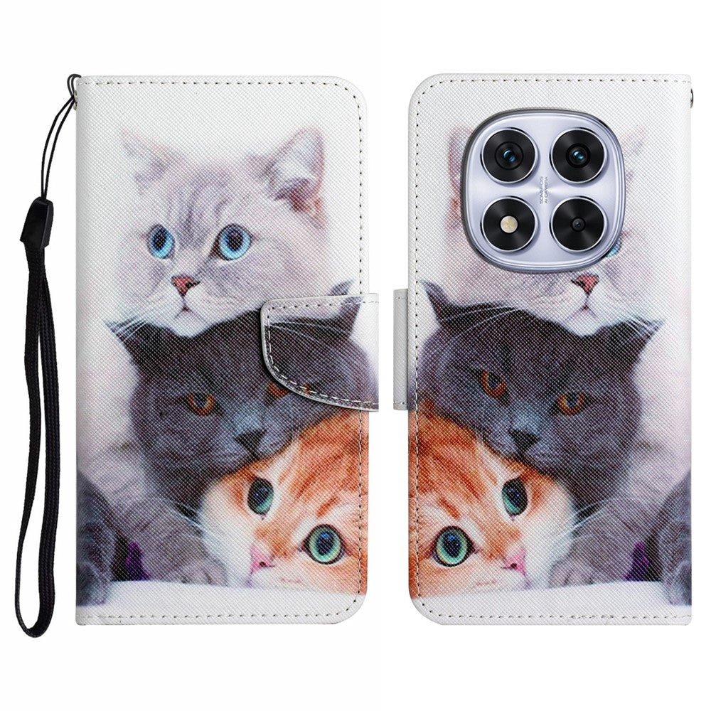 For Xiaomi Redmi Note 14 Pro+ 5G / Note 14 Pro 5G / Note 14 Pro 4G / Poco X7 5G Case Pattern Printing Leather Phone Cover